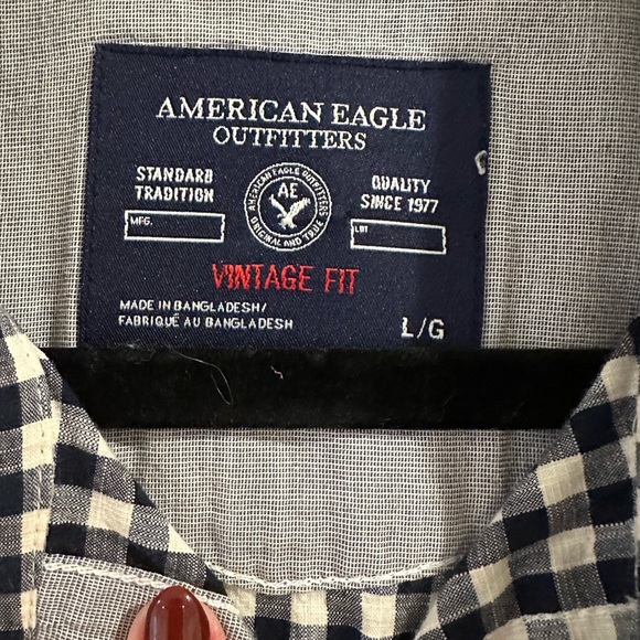 American Eagle Vintage Fit men’s button down size L - Picture 2 of 4